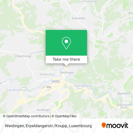 Weidingen, Erpeldangerstr. / Knupp map