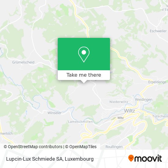 Lupcin-Lux Schmiede SA map