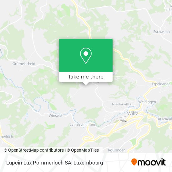 Lupcin-Lux Pommerloch SA Karte