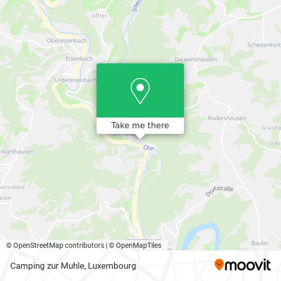 Camping zur Muhle map