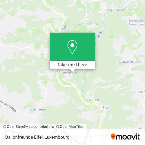 Ballonfreunde Eifel map