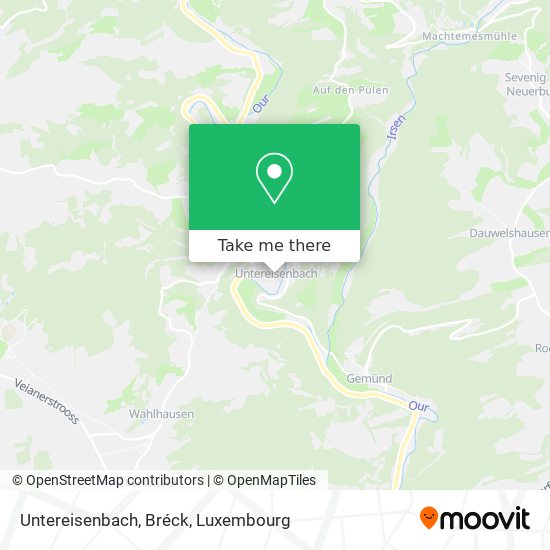 Untereisenbach, Bréck map