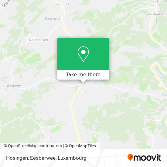 Hosingen, Eesberwee Karte