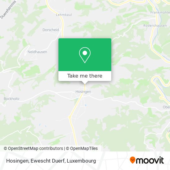 Hosingen, Ewescht Duerf map