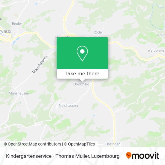 Kindergartenservice - Thomas Muller map