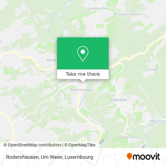 Rodershausen, Um Weier map