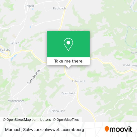 Marnach, Schwaarzenhiwwel Karte
