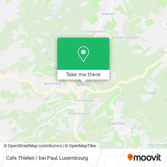 Cafe Thielen / bei Paul map