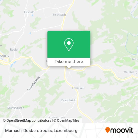 Marnach, Dosberstrooss map