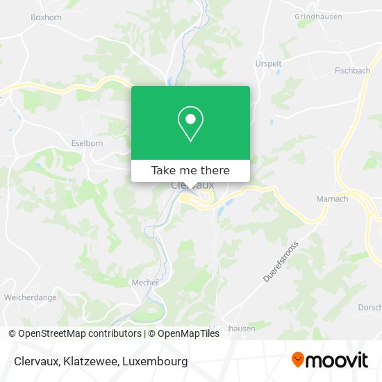 Clervaux, Klatzewee map