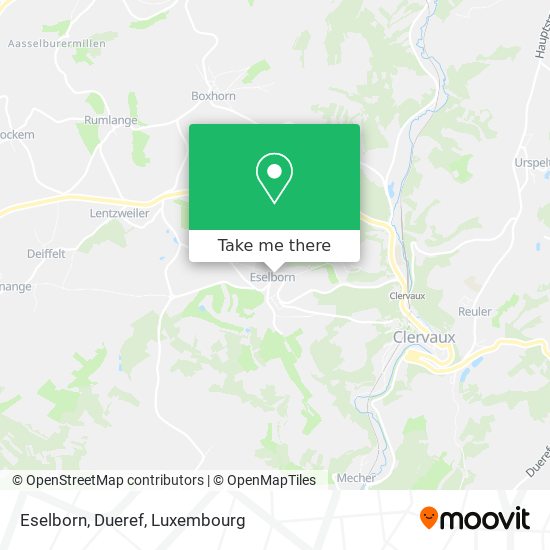 Eselborn, Dueref map