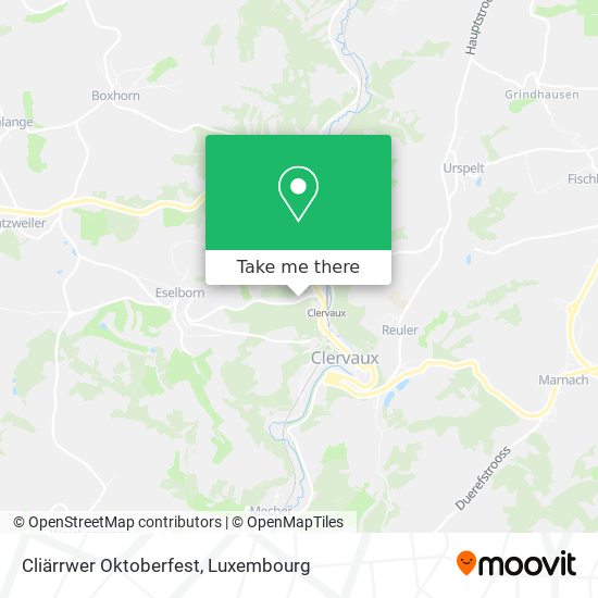 Cliärrwer Oktoberfest map