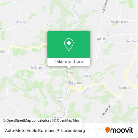 Auto-Moto Ecole Bormann P. map