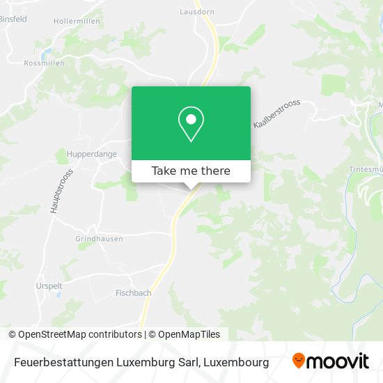 Feuerbestattungen Luxemburg Sarl map
