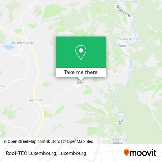 Roof-TEC Luxembourg Karte