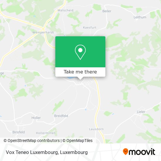 Vox Teneo Luxembourg map