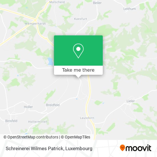 Schreinerei Wilmes Patrick map