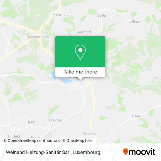 Weinand Heizung-Sanitär Sàrl map