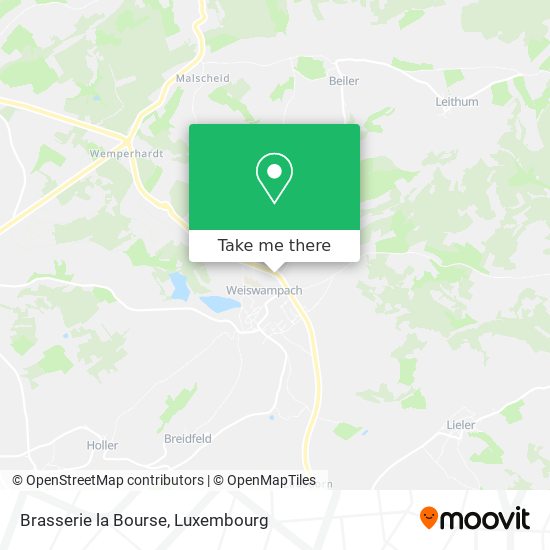 Brasserie la Bourse map