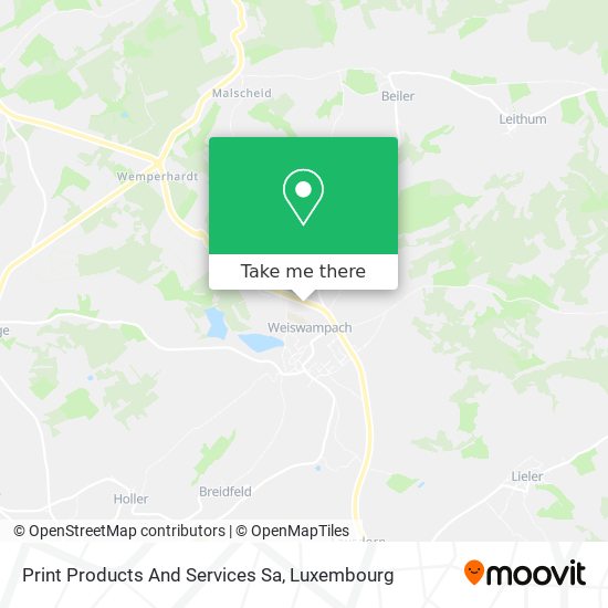 Print Products And Services Sa map