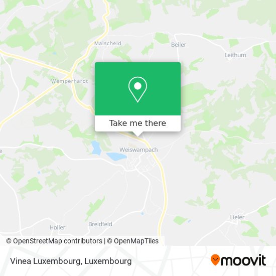 Vinea Luxembourg map