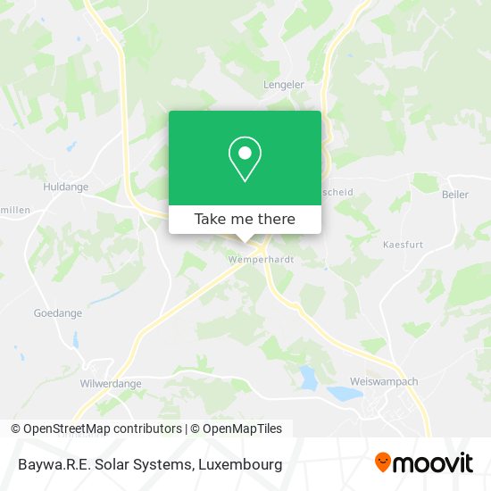 Baywa.R.E. Solar Systems map