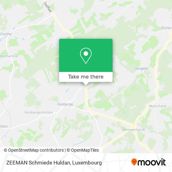 ZEEMAN Schmiede Huldan map