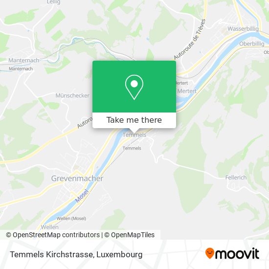 Temmels Kirchstrasse map