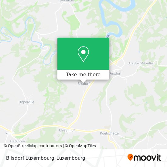 Bilsdorf Luxembourg Karte