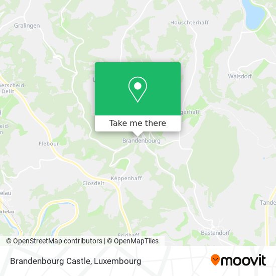 Brandenbourg Castle map