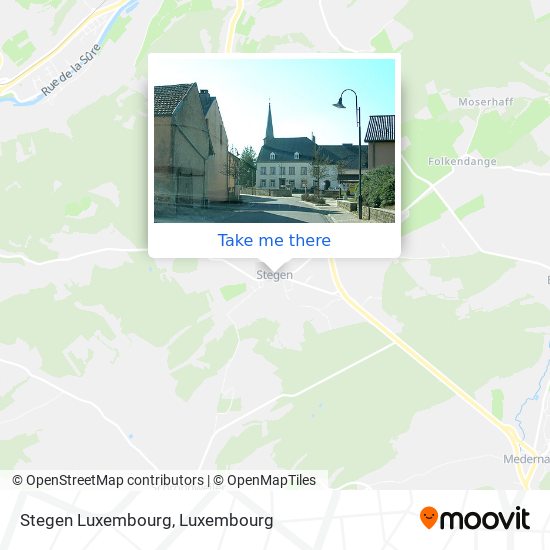 Stegen Luxembourg map