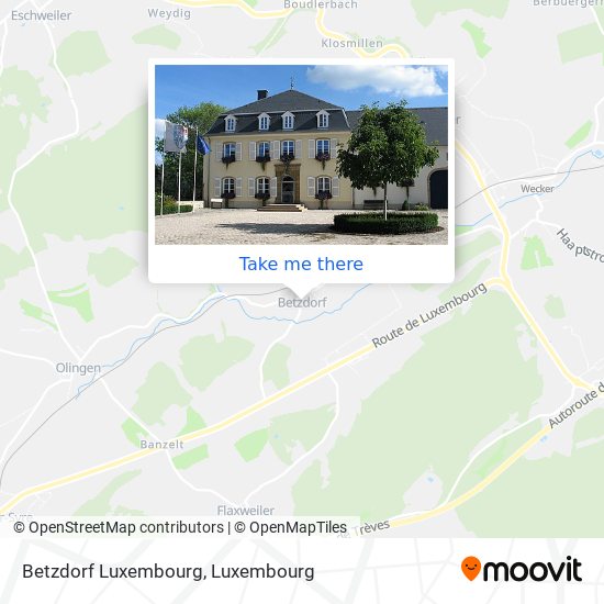 Betzdorf Luxembourg Karte