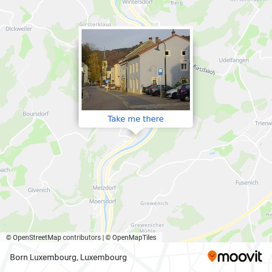 Born Luxembourg map