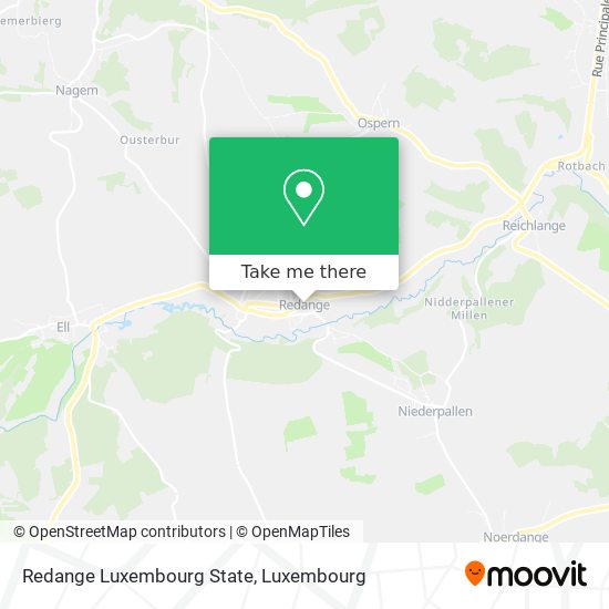 Redange Luxembourg State map