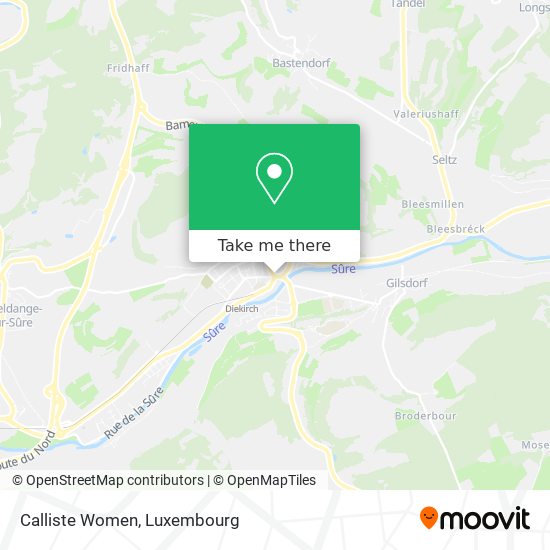 Calliste Women map