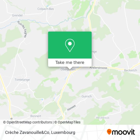 Crèche Zavanouille&Co map