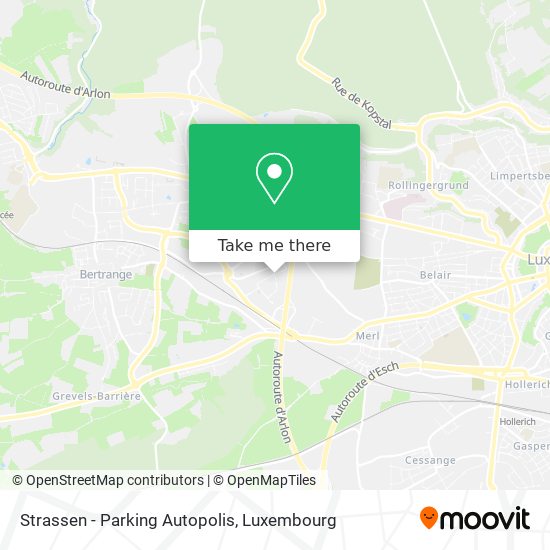 Strassen - Parking Autopolis map