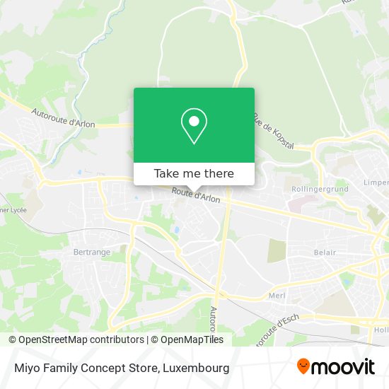 Miyo Family Concept Store map