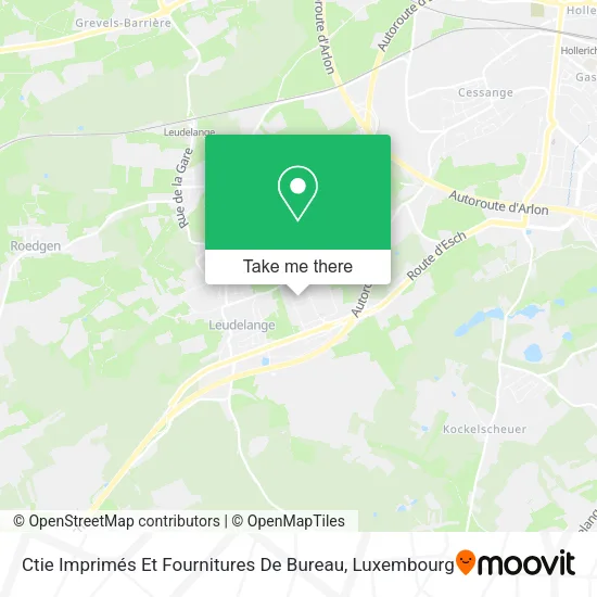 Ctie Imprimés Et Fournitures De Bureau map