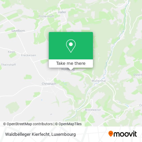Waldbëlleger Kierfecht map