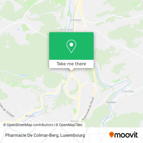 Pharmacie De Colmar-Berg map