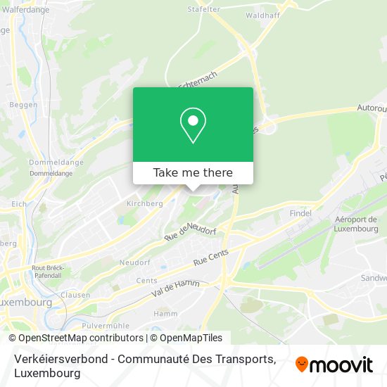 Verkéiersverbond - Communauté Des Transports map