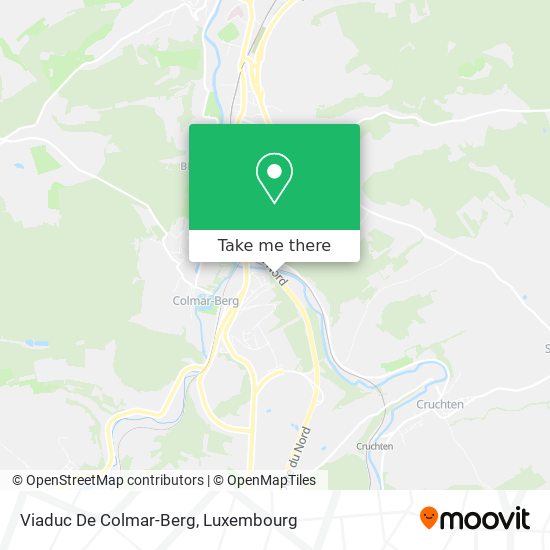 Viaduc De Colmar-Berg Karte