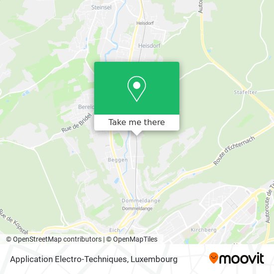 Application Electro-Techniques map