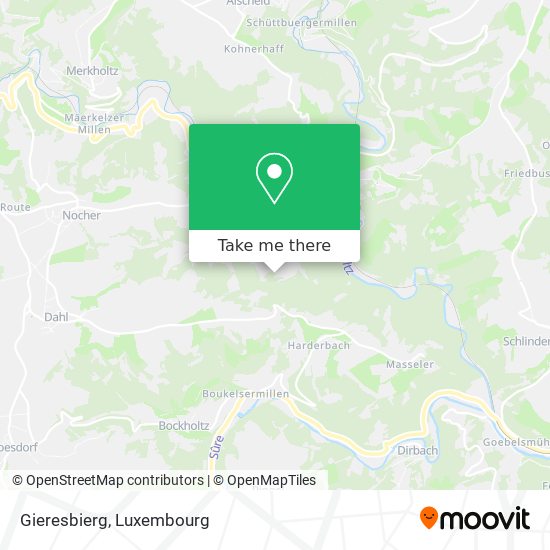 Gieresbierg map