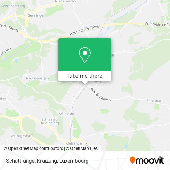 Schuttrange, Kräizung map