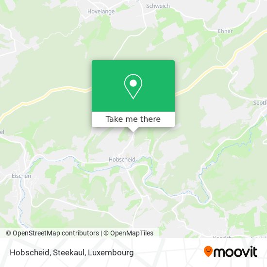 Hobscheid, Steekaul Karte