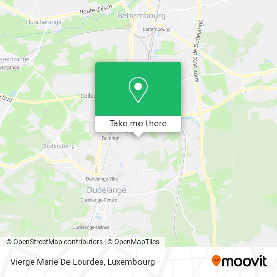 Vierge Marie De Lourdes map