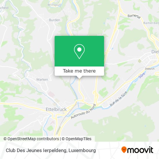 Club Des Jeunes Ierpeldeng map