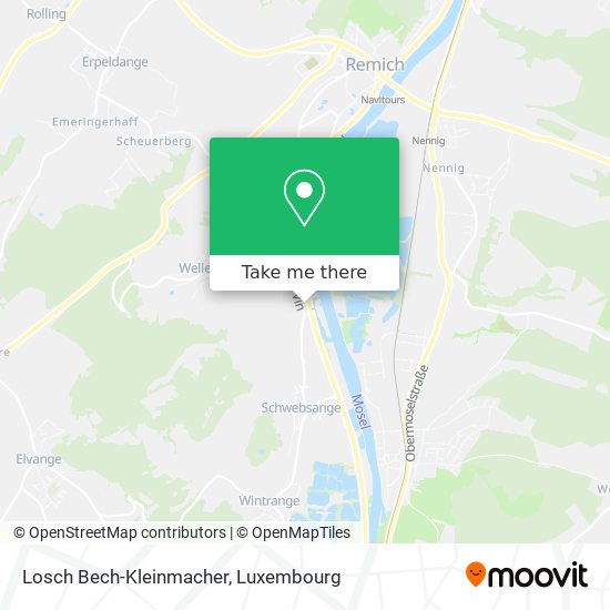 Losch Bech-Kleinmacher map